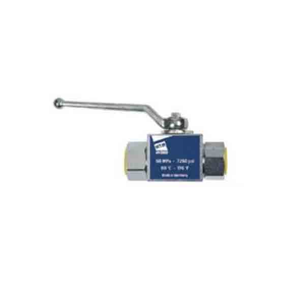 Zinc Plated Steel Ball Valve - 3/8" F 7250psi