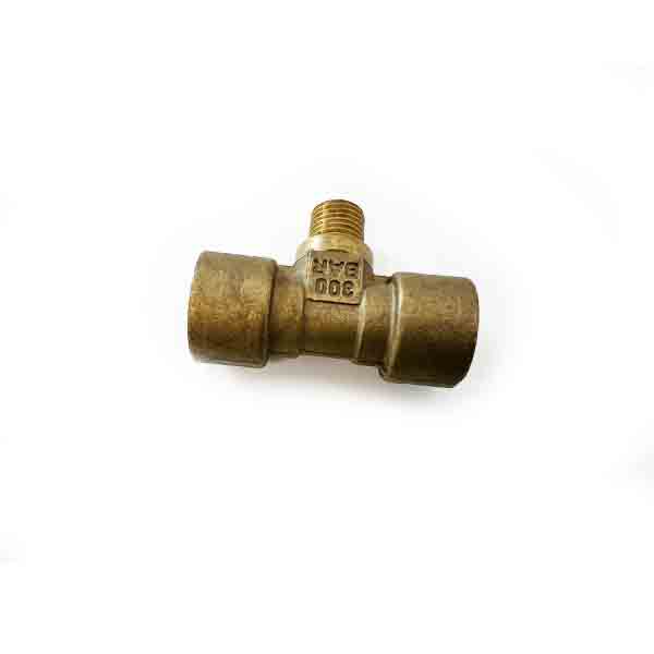 Brass T Fitting M/F/M